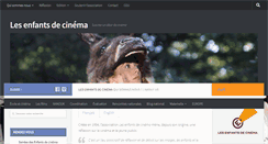 Desktop Screenshot of enfants-de-cinema.com